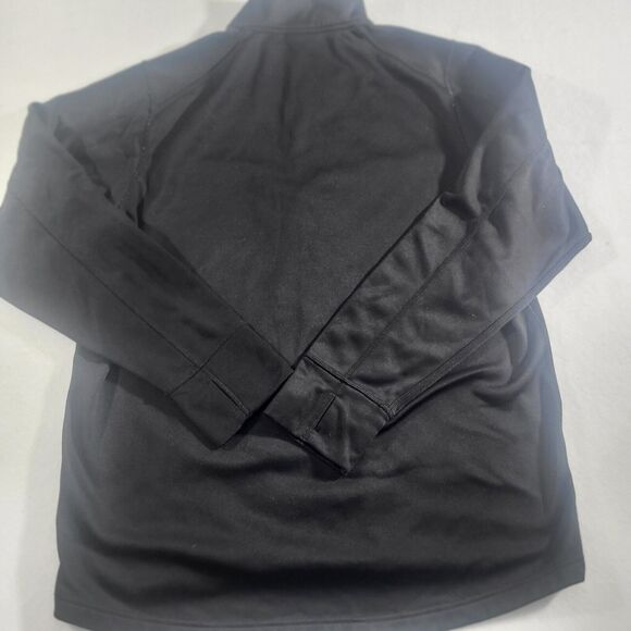 Timberland Pro Original Fit Sweatshirt Men Large 1/4 Zip Fleece Black - Picture 3 of 6